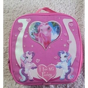 Vintage 2005 Tara Toy Pretty Petz I Luv My Pony Pink 8-Slot Toy Carrying Case